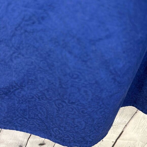 Robert Graham Men’s Navy Blue Paisley Long-Sleeve Button-Up Shirt XL Flip Cuff - Picture 8 of 12